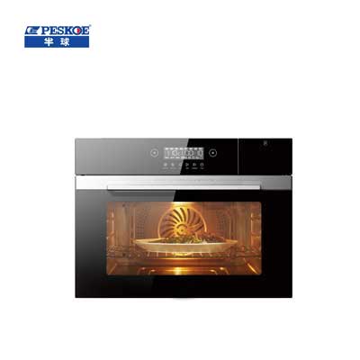 嵌入式微蒸烤3合1一体机 50L大容量彩屏操控微波炉蒸箱烤箱R5 APP掌控嵌入式
